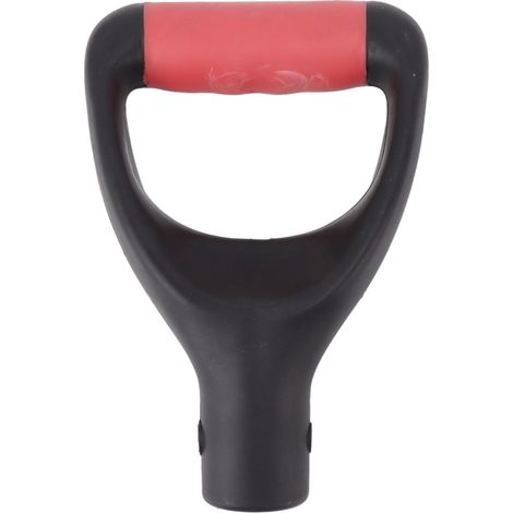Manche de pelle ergonomique 3.2 cm robuste multifonction poignée en D pour outils de creusage et ratissage blanc (1/5)