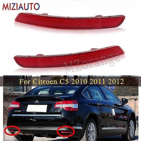 Réflecteur de pare-chocs arrière droit pour Citroën C5 (2010-2012) - Accessoire clignotant, feu antibrouillard, feu stop et feu de freinage (1/4)