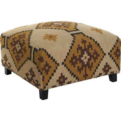 Reposapies Lana Algodon 80X80X42 Kilim (1/4)