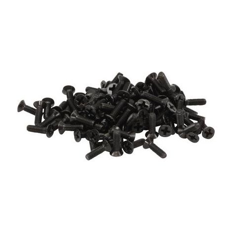 Hammond Electronics 1550WMS100BK acier inoxydable noir 100 pc(s) S206371 (1/2)