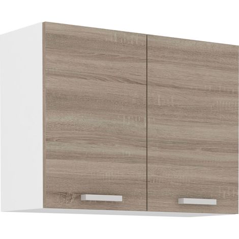 Küchen Hängeschrank 80 cm für das Modell „Dave 240 Eiche Sonoma Trüffel“ (1/4)