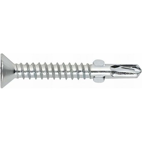 500 vis autoperceuses PH2, tête fraisée 5,5 x 55 mm zingué pour bois-métal - ABA5555 - Index