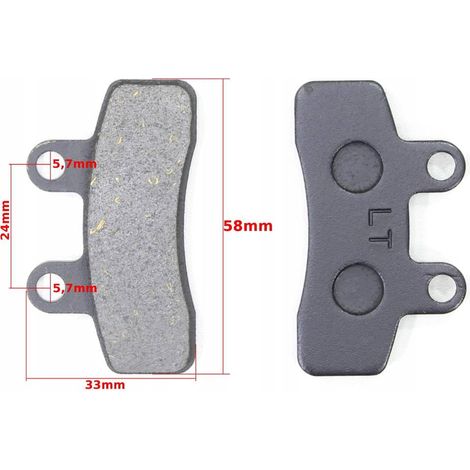 Pastiglie freno anteriori e posteriori Pitbike Cross 4t 110 125 Kxd Loncin Shineray (1/3)