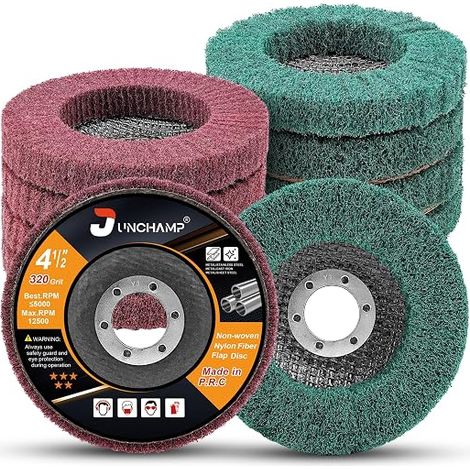 Nylon Fiber Flap Discs Abrasive Discs Angle Grinder, Paint Rust Remover (1/5)