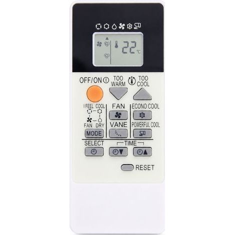 Mando a distancia de aire acondicionado compatible con Mitsubishi RU18A (1/5)