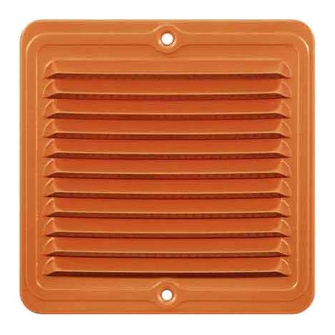 GRILLE D'AÉRATION CARRÉE EN CUIVRE 140x360 mm