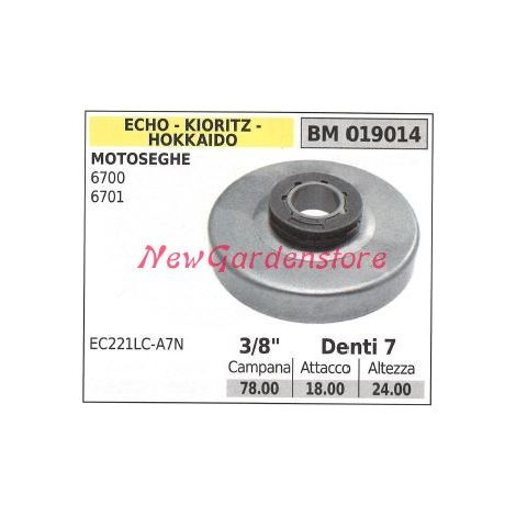 Pignone ECHO motore motosega 6700 6701 3/8' denti 7 019014
