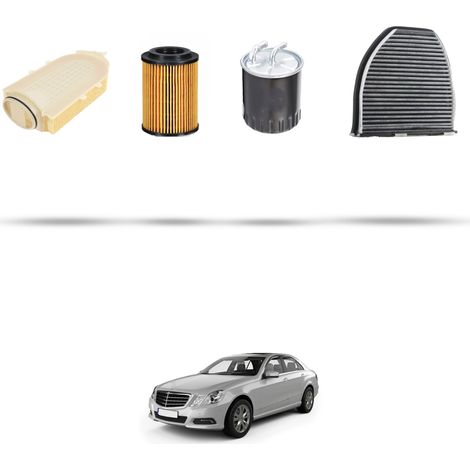 Kit tagliando 4 filtri compatibile con Mercedes Classe E (w212) 300cdi Bluetec 150kw dal 2011 (1/5)