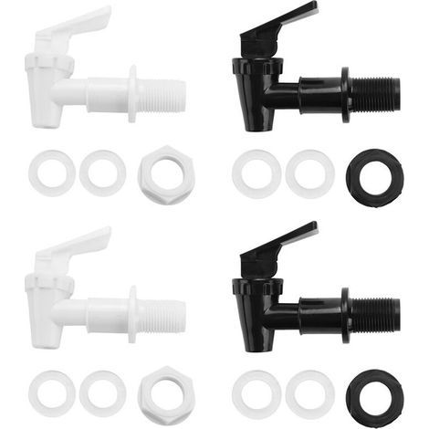 4 Ensembles de Remplacement Refroidisseur Robinet Bouteille D'Eau Pichet, Distributeur Robinet Robinet Bec Verseur Eau Boisson Levier Verser (1/5)