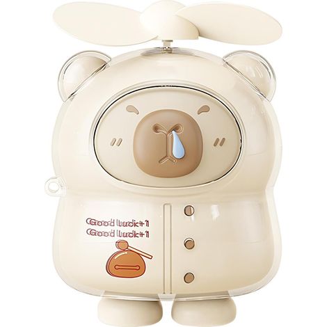 Ventilateur personnel Ventilateur portable rechargeable USB pour tente, utilisation en extérieur, camping, plage, bureau, jardin, école, salle de sport (1/5)