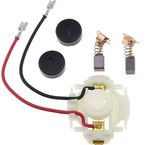 Ensemble de porte-balais et couvercles de charbon CB430 et brosses pour Makita BGA450 BGA452 DGA452 (1/5)