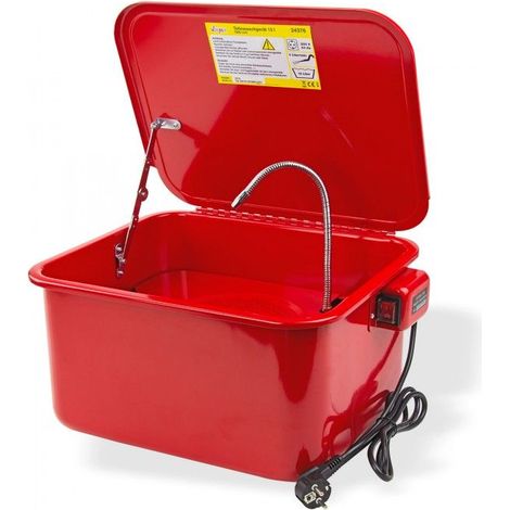 Dema – Fontaine de nettoyage pièces mécaniques 13 L – Débit 3 L/min – Dimensions 460 x 340 x 230 mm – Alimentation 230 V