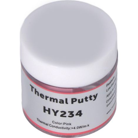 Pâte thermique silicone HY234 pour dissipateur thermique de processeur, 10 g / 0,35 oz, excellente isolation thermique (1/5)
