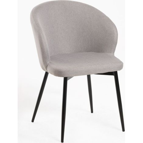 Sillas Comedor - Silla Cusa Tela - Gris (1/5)