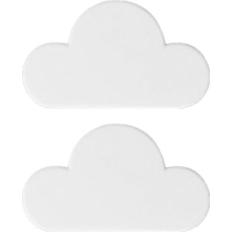 2 Stück wolkenförmige Haken