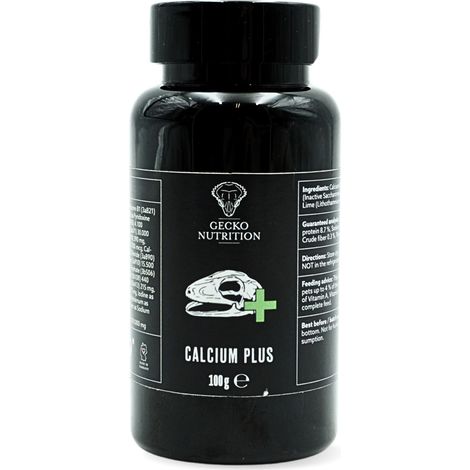 Gecko Nutrition Calcium Plus – Kalzium plus Vitamine und Mineralstoffe 100 g (1/4)