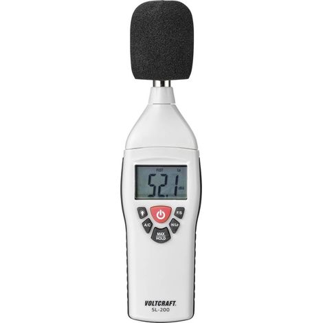 VOLTCRAFT Fonometro SL-200 30 - 130 dB 31.5 Hz - 8 kHz