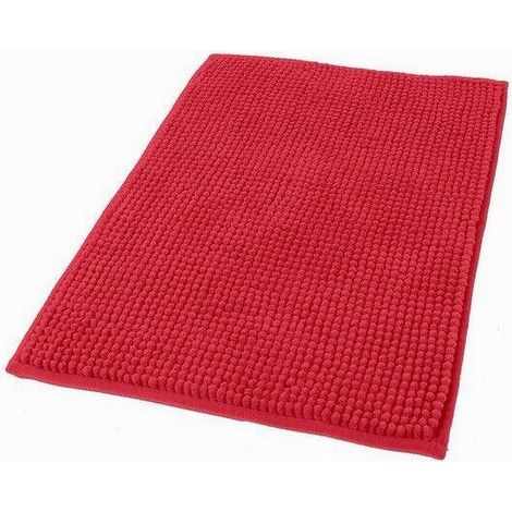 Trade Shop - TAPPETINO ANTISCIVOLOPER BAGNO ARREDO 45 X 75 CM ROSSO IN ALL 69908 - (1/2)