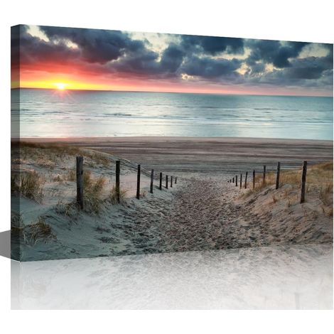 Canvas Wall Art Wooden Wall Art for Bedroom Stretched and Framed Ready to Hang 30x45cm (1/5)