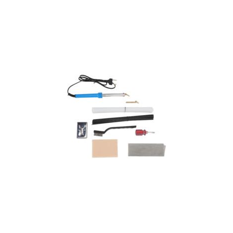 Kit de réparation de soudure en plastique Blanc Noir Tiges en plastique Acier inoxydable Treillis métallique Papier abrasif pour pare-chocs de voiture Kayaks Canos 80W EU Plug 220V (1/5)