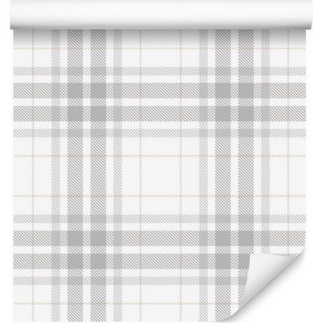Papier peint à carreaux au style moderne pour le salon et la chambre, 50 x 1000 cm (1/5)