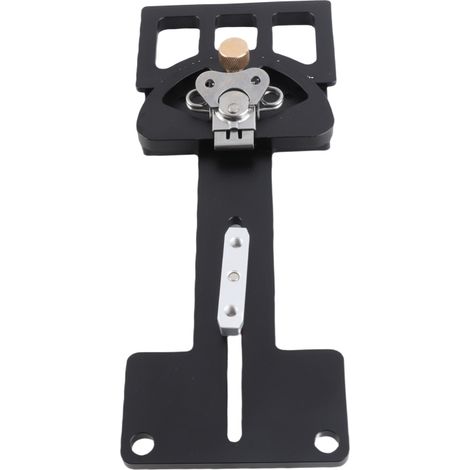Beyamis Équerre de scie à rail à angle réglable compatible avec Triton -60 à 60 degrés, guide de scie à rail multi-angles en alliage d'aluminium (1/5)