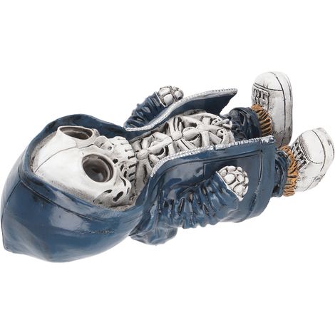 Figurines squelette cool, statue résine exquise pour décoration maison, fête, bureau, cadeau Type C (1/5)