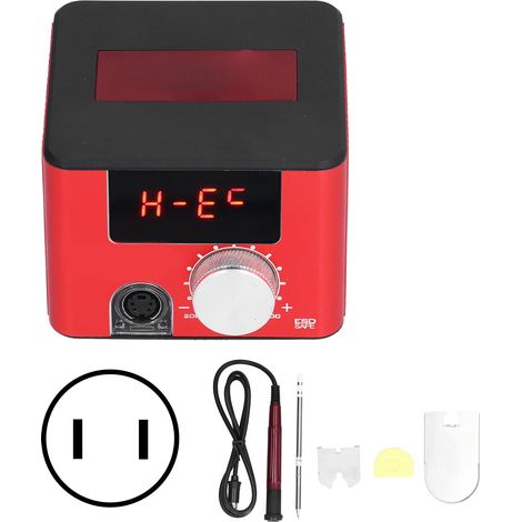 Station de soudage réglable numérique avec affichage digital, fer à souder professionnel pour DIY, kit complet d'outils de soudure, prise US, AC 100-240V (1/5)