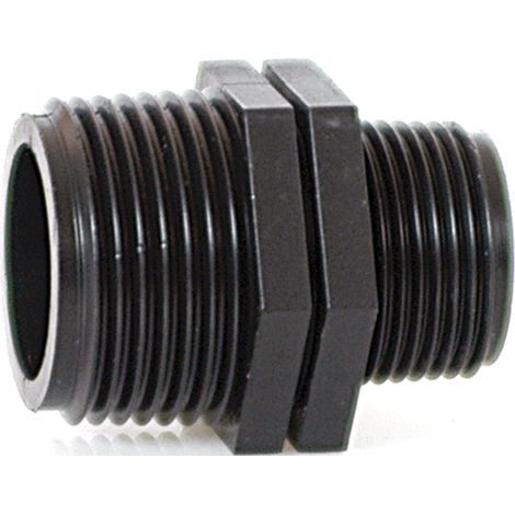 NIPPLO RIDOTTO IN POLIPROPILENE PN10 3/4 x 1/2 - pz 5  - Blister Koncreto