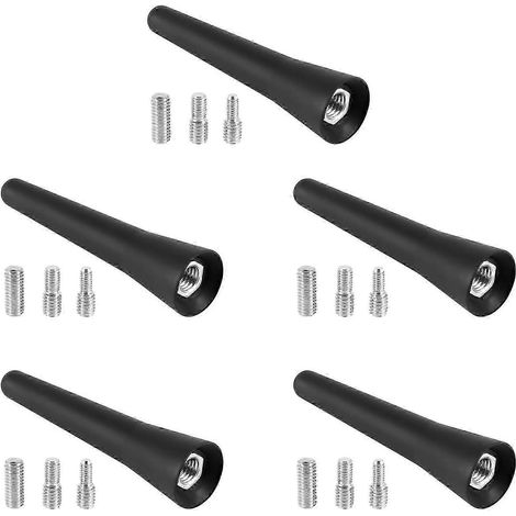 Antenne de voiture FM/DAB à 5 broches, antenne de toit, mini antenne autoradio de 6,5 cm, conception compacte, réception FM/AM/DAB puissante (1/5)