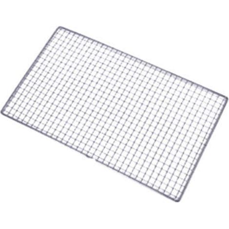 Grille de barbecue en acier inoxydable, maille métallique, compatible avec fumoirs, barbecues à pellets, à gaz et à charbon (25 à 40 cm). (1/5)