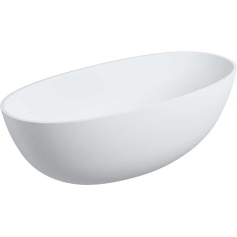 OMNIRES Shell M+ - Baignoire îlot, 160x75 cm, blanc mat SHELLWWBM (1/5)