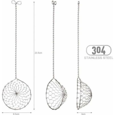 Passoire Fondue en Acier Inoxydable 65 x 235 cm (1/4)