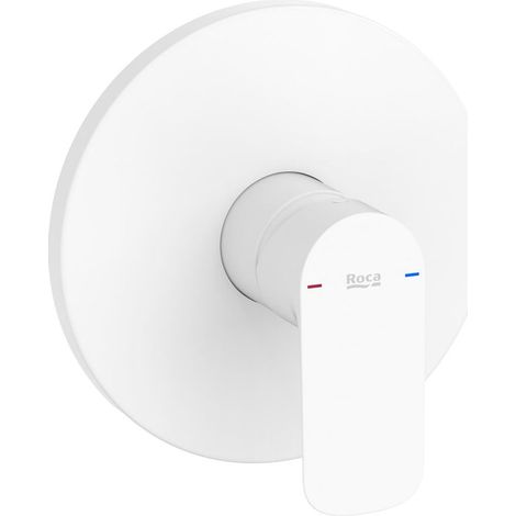 ROCA A5A226EB00 CALA Grifo Monomando Empotrable Para Ducha Con Cuerpo Empotrable Blanco Mate - ref: A5A226EB00