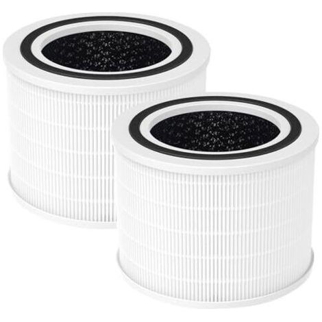 Lot de 2 filtres Core 200S compatibles avec le purificateur d'air LEVOIT Core 200S, filtre HEPA True H13 3 en 1, charbon actif haute efficacité, filtre de remplacement Core 200S-RF, b (1/5)