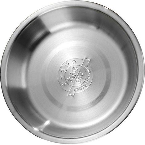 Bol à soupe pratique en acier inoxydable, compatible avec un usage domestique, 1 pièce, couleur argent (1/5)