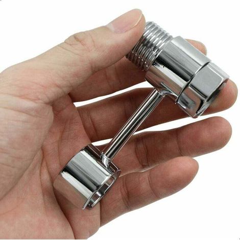 Support Pommeau Douche Douchette Accroche - Raccordement 20mm éCrou Porte Universel RéGlable 360° Pomme Mural Salles Bains Lance Toilette Main Remplaç Able Sans PerçAge Laiton Chromé FOREHILL (1/4)