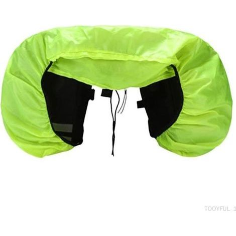 Regenhülle für Fahrradtaschen - Weiß - Seide - Größe 126 cm x 66 cm (1/4)