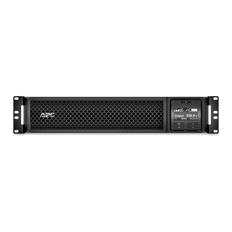 APC Smart-UPS On-Line - Double-conversion (en ligne) - 3000 VA - 2700 W - Sinus - 100 V - 275 V (SRT3000RMXLW-IEC) (1/3)