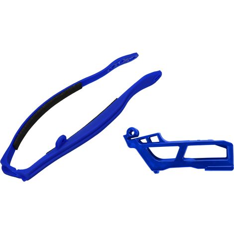 UFO 2024/11 SET GUIDA CATENA + SCORREVOLE YAMAHA YZF 450 '23-'25, YZF 250 '24-'25 COLORE BLU (YA04898089 + YA04806089)