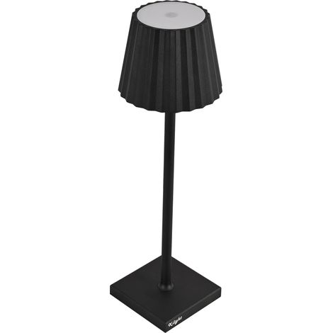 Lampada da Tavolo 38x10x10 cm in Alluminio Luce Bianca Calda K-ligth Bianco (1/2)