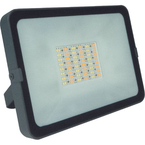 projecteur à led - europole elios - 20w - wiz pro rgb - gris - europole 66920