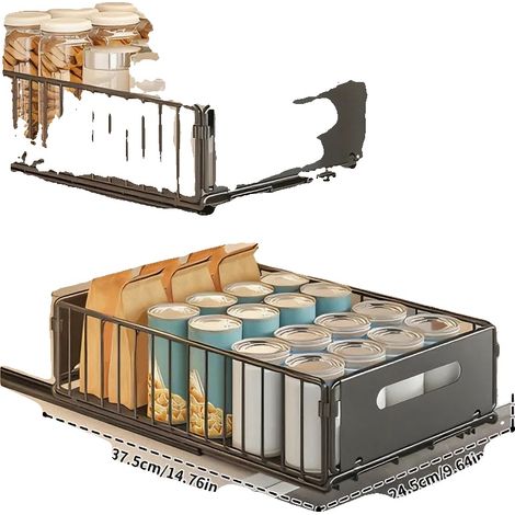 Estante de cocina, material duradero, diseño fácil de usar, juego de 2 piezas - Pequeño (1/2)