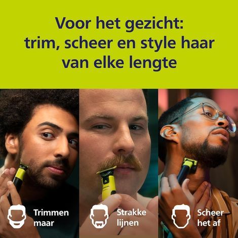 Passend für Philips Norelco OneBlade QP420/50. 360°-Ersatzklinge. (1/5)