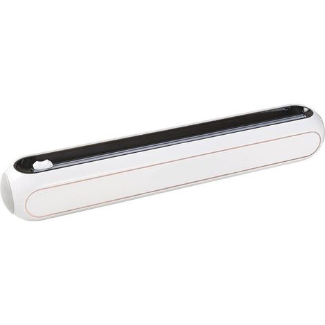 Couteau à papier aluminium, distributeur de papier aluminium et de sachets Gladpack avec lame coulissante, distributeur de papier aluminium, rangement magnétique de cuisine pour papier sulfurisé et pa
