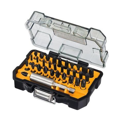 Dewalt – Coffret de 32 embouts de vissage Impact Torsion 25 mm – Porte-embout magnétique – Pour vissage intensif – DT70523TQZ