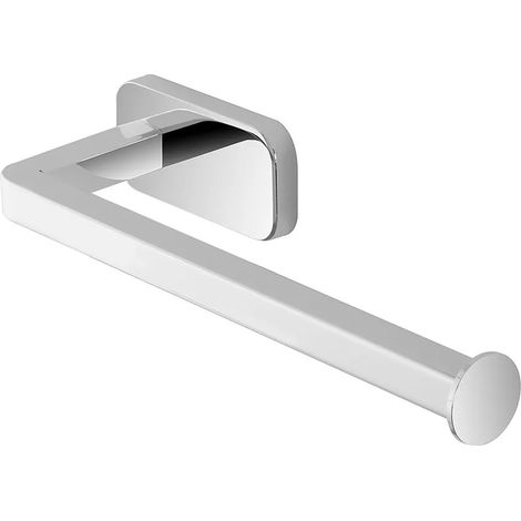 Porta salviette a muro 25 cm in acciaio inox con doppio fissaggio (1/3)
