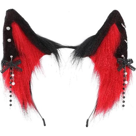 Serre-tête avec oreilles pour étudiantes et femmes avec nœud décoratif, pour photographie, style ethnique, dessin animé (1/5)