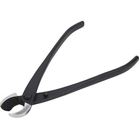 Bonsai Cutter Pince Bonsai Pince Concave Bonsai Sécateur Feuilles Bonsai Acier au Manganèse -branche Pince Cutter Pince Oblique Composite Steel Cutter Concave Cutter (200mm) (1/5)