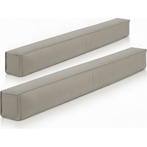 2er Set Magnetischer Zugluftstopper für Türen 90cm Marin Hellgrau